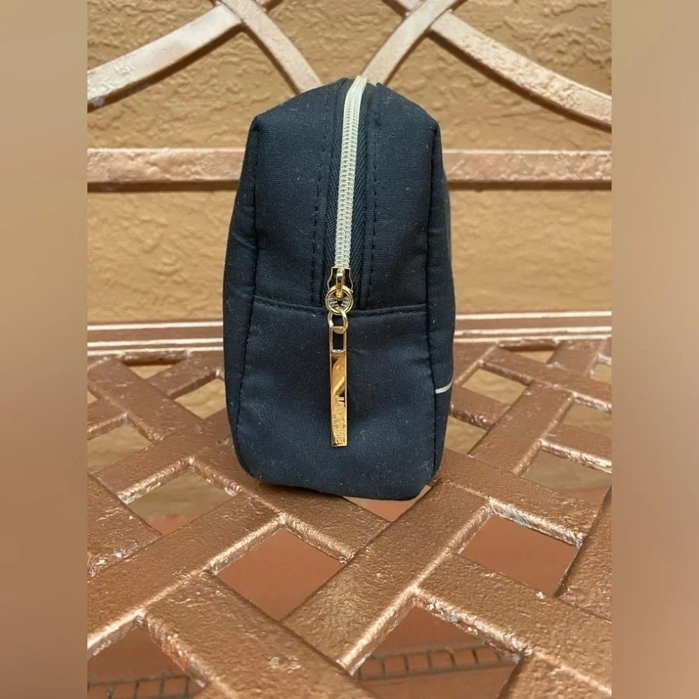 Lancome Black and Gold Cosmetic Bag